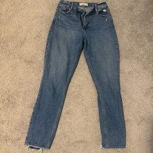 Abercrombie & Fitch Blue Straight Leg Jeans